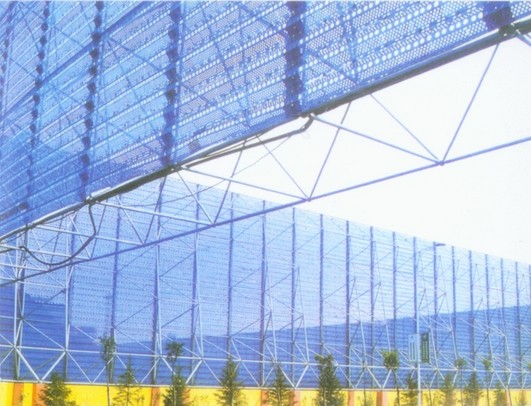 平度环保扫风墙网架工程